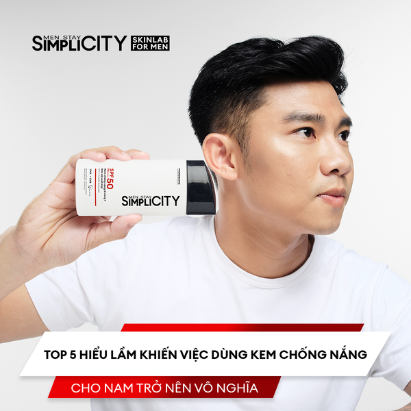 Top 5 hiểu lầm khiến việc dùng kem chống nắng cho nam trở nên vô nghĩa
