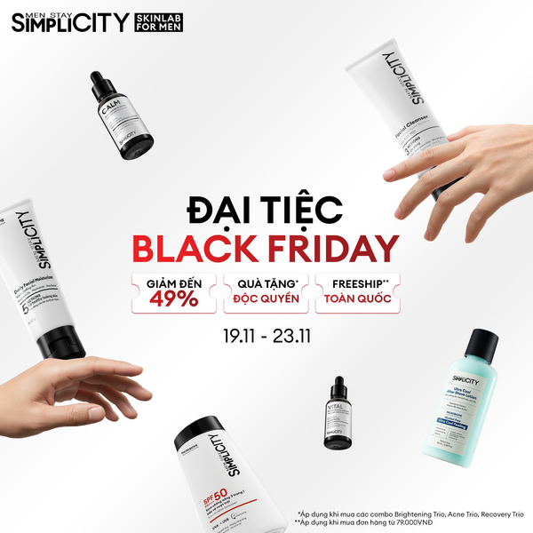 ❤️‍🔥 [ĐẠI TIỆC BLACK FRIDAY] GIẢM GIÁ ĐẾN 49% CÙNG QUÀ TẶNG ĐỘC QUYỀN → Áp dụng từ 19.11 - 23.11!