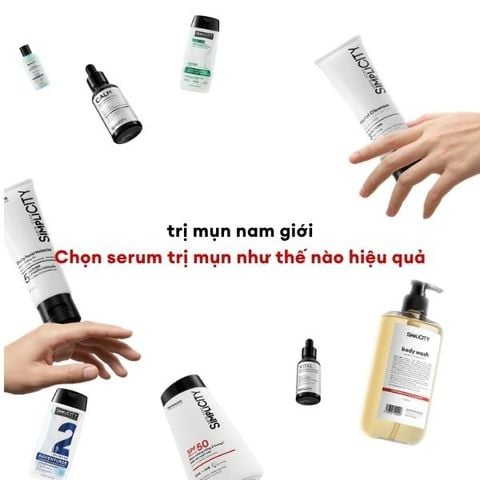 Chọn serum trị mụn nam giới tuổi dậy thì như thế nào hiệu quả