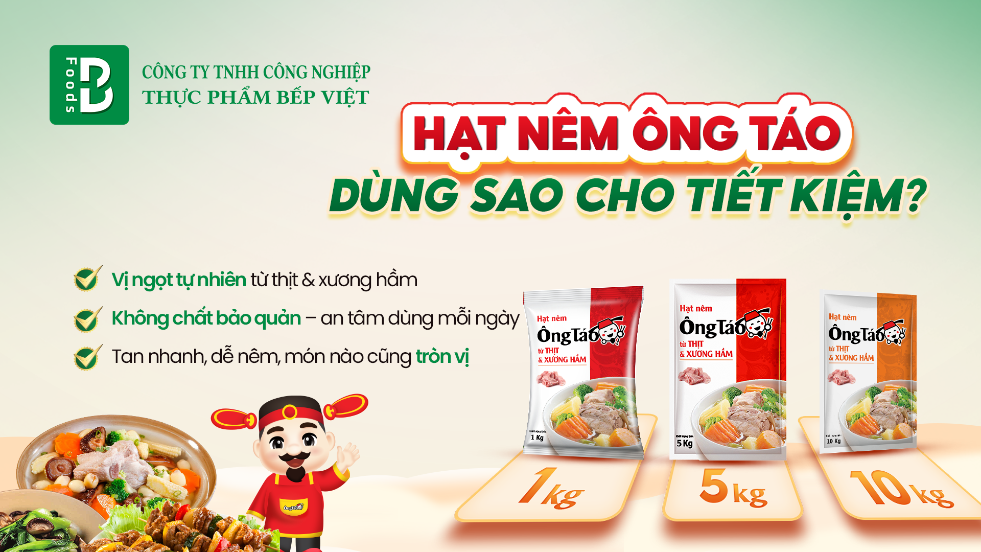 HẠT NÊM ÔNG TÁO: TỪ 1KG ĐẾN 10KG – DÙNG SAO CHO TIẾT KIỆM