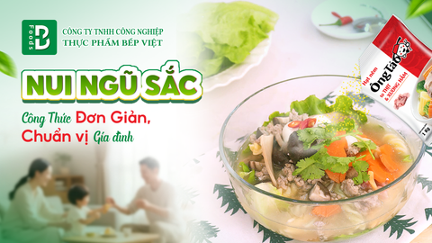 Nui Ngũ Sắc Ngon Hết Nấc – Công Thức Đơn Giản, Chuẩn Vị Gia Đình
