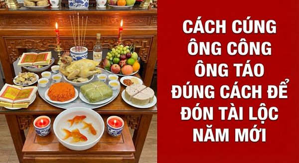 Cùng Nhang An An Tìm Hiểu Cách Cúng Ông Công Ông Táo Cuối Năm 2025 Chuẩn Phong Tục Để Đón May Mắn, Tài Lộc