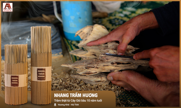 Nhang Trầm Hương: Hương Trầm Thuần Nguyên Chất – Giữ Căn Khí Gia Đạo