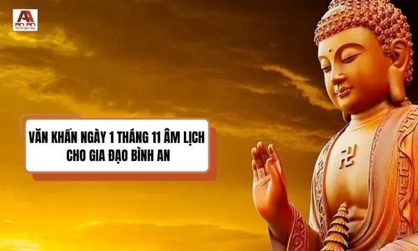 Văn khấn mồng 1 tháng 11 âm lịch