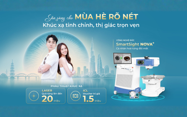 ƯU ĐÃI PHẪU THUẬT KHÚC XẠ LÊN ĐẾN 20 TRIỆU ĐỒNG