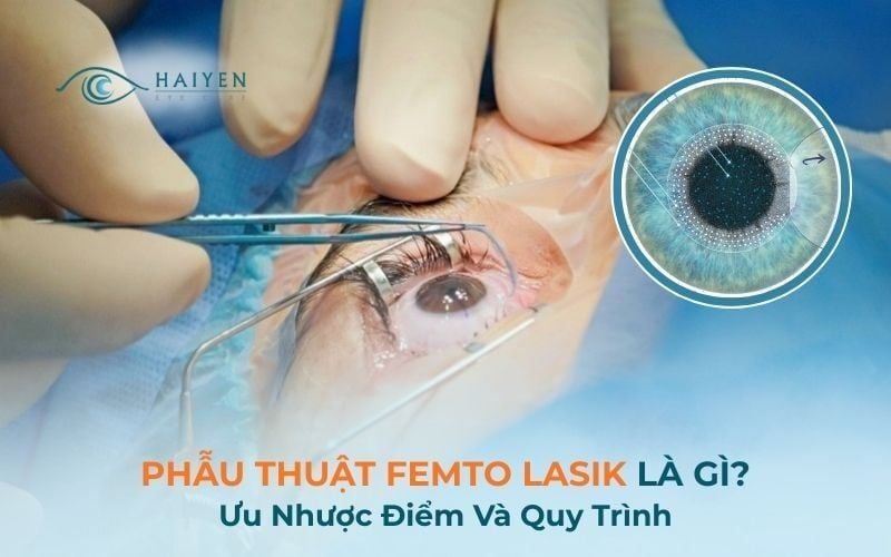 Tìm hiểu về phẫu thuật Femto LASIK là gì? Ưu điểm và Quy trình điều trị