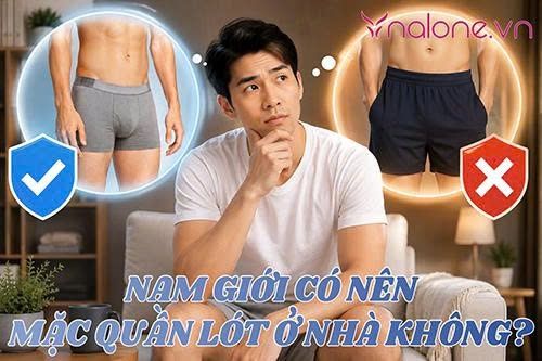Nam giới có nên mặc quần lót ở nhà không? Đâu là lựa chọn tốt nhất?