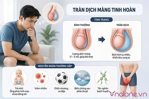 Nam giới bị tràn dịch màng tinh hoàn bao lâu thì khỏi?