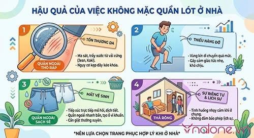 Nam giới có nên mặc quần lót ở nhà không?