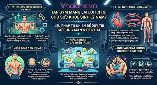 Tập gym có bị yếu sinh lý không?