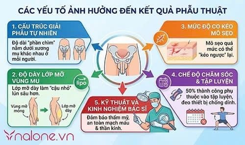 Nam giới phẫu thuật kéo dài cậu nhỏ tối đa bao nhiêu cm?