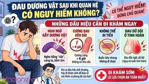 Giải đáp: Đau dương vật sau khi quan hệ có nguy hiểm không?