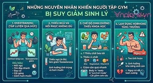 Tập gym có bị yếu sinh lý không?