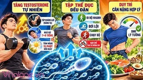 Cách tăng số lượng tinh trùng trong mỗi lần xuất tinh