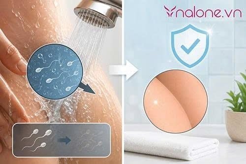 Tinh trùng rửa bằng nước có sạch không?