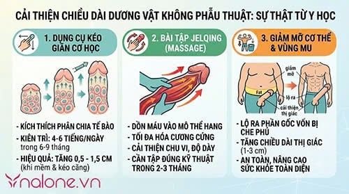 Nam giới phẫu thuật kéo dài cậu nhỏ tối đa bao nhiêu cm?