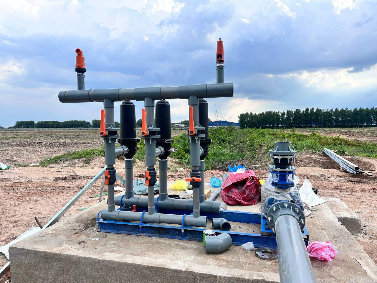 Hệ Thống Tưới Nhỏ Giọt Vùng Bắp 50ha Bình Phước