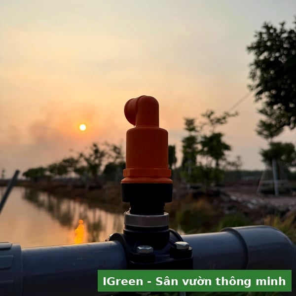 Cụm van điện từ KRain ProSeries 150 DN60 và lọc đĩa Aqua AQ133T với đồng hồ đo áp khu nghỉ dưỡng Tây Ninh