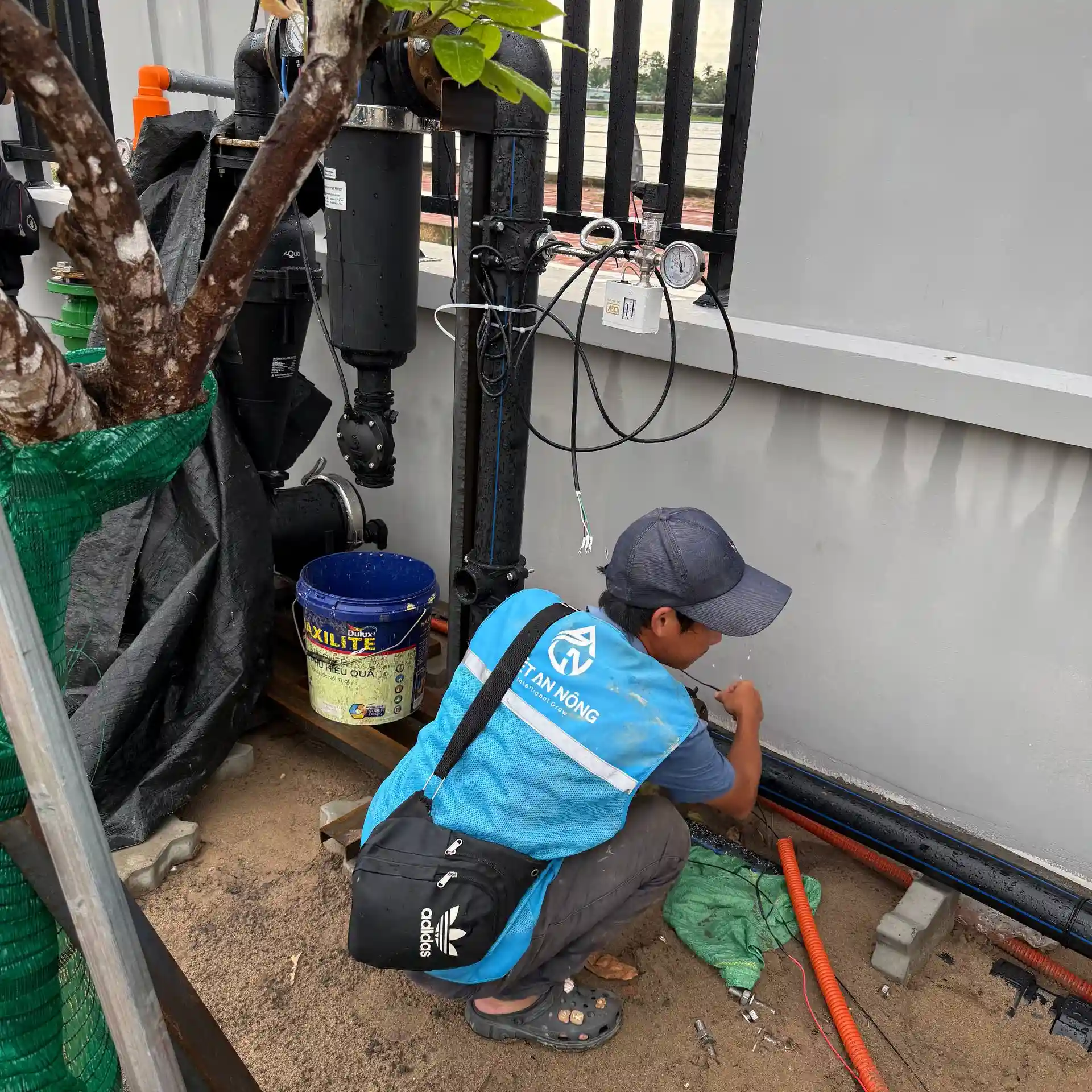 Kỹ sư bảo trì hệ thống lọc đĩa trung tâm Azud