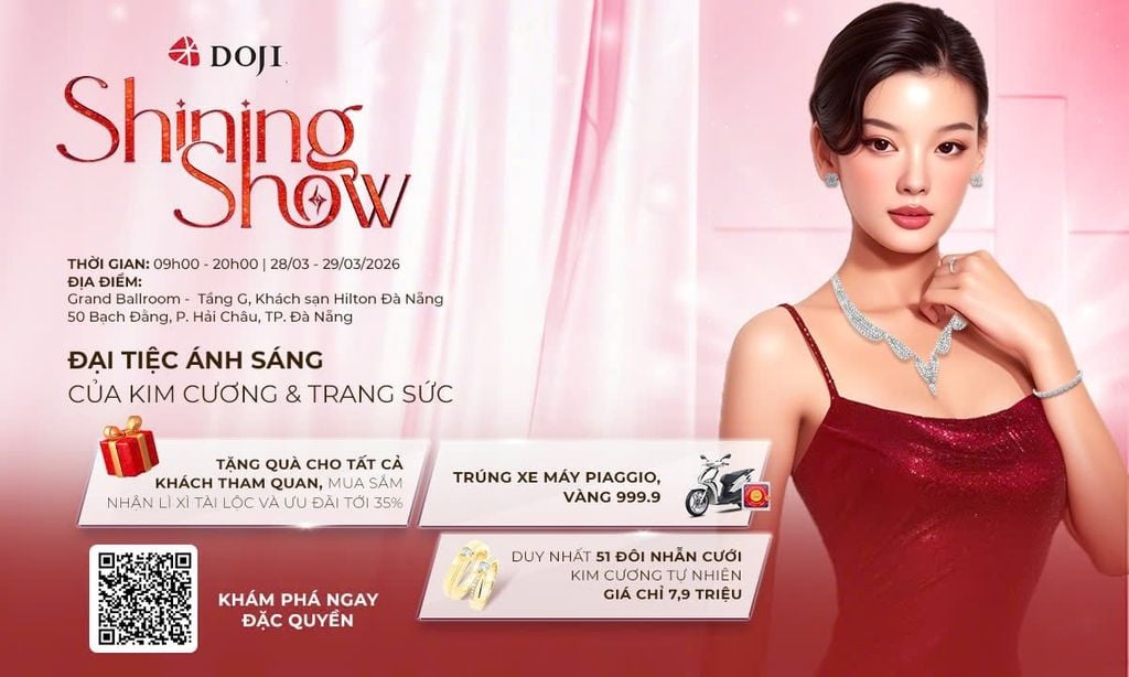 DOJI TUNG ĐẶC QUYỀN “KHỦNG” TẠI TRIỂN LÃM TRANG SỨC SHINING SHOW ĐÀ NẴNG