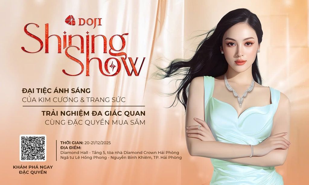 DOJI SẮP TỔ CHỨC TRIỂN LÃM TRANG SỨC “SHINING SHOW” TẠI HẢI PHÒNG