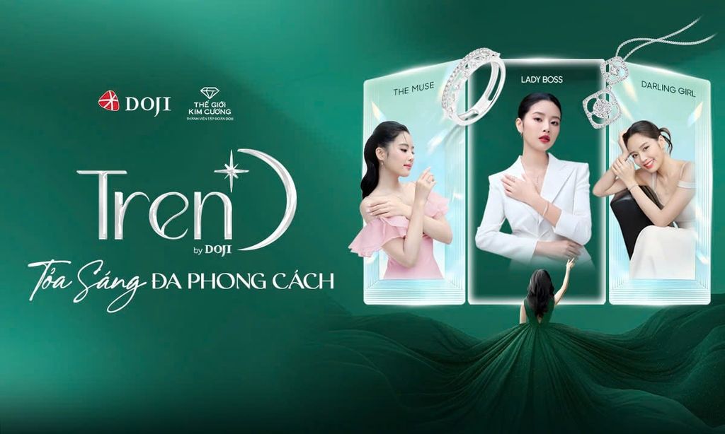 Tỏa sáng đa phong cách với mức giá thật yêu cùng TrenD by DOJI