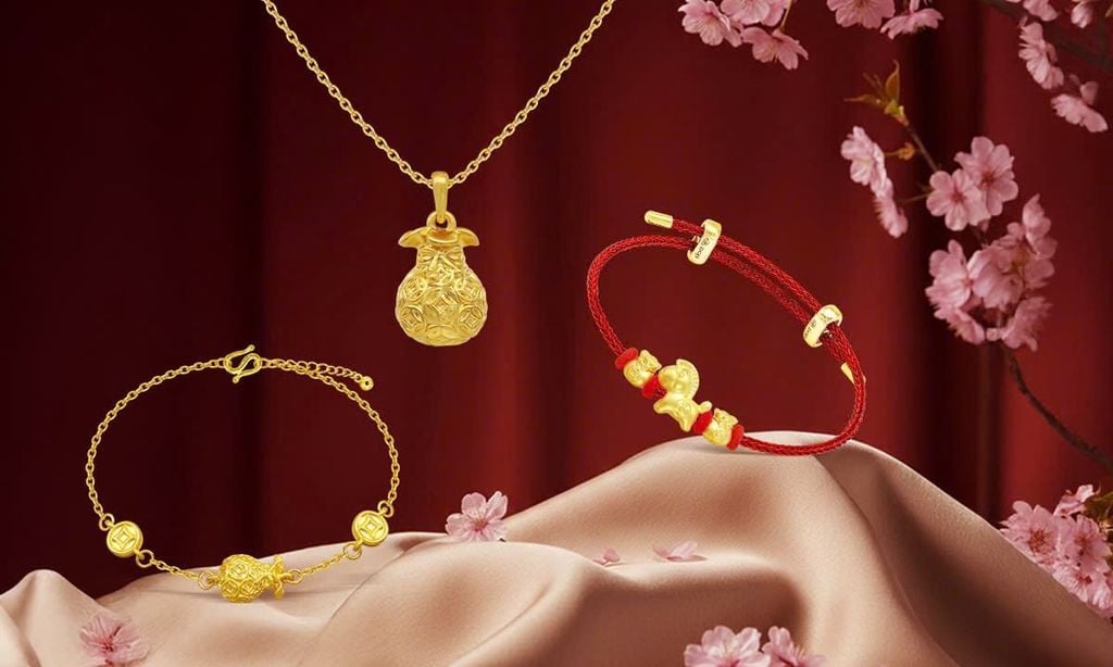 KHÔNG NHỮNG VÀNG, TRANG SỨC CŨNG ĐƯỢC “SĂN LÙNG” ĐỂ TÍCH LỘC CẦU MAY DỊP THẦN TÀI