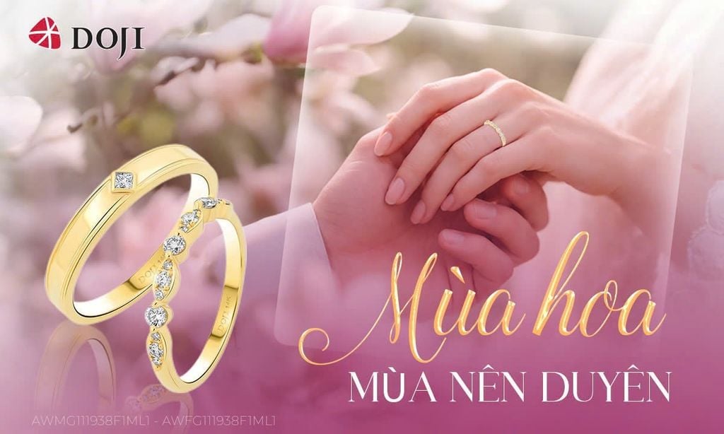 NHẪN CƯỚI CHO MÙA HOA RỰC RỠ