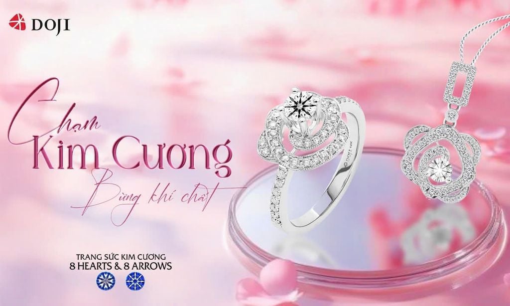 KHI HOA “GẶP” KIM CƯƠNG, VẺ ĐẸP ĐƯỢC NÂNG TẦM