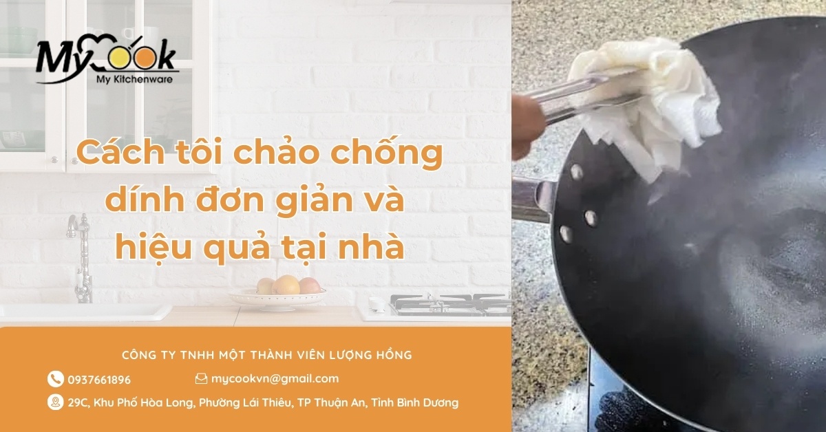Cách tôi chảo chống dính đơn giản và hiệu quả tại nhà