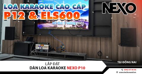 LẮP ĐẶT DÀN KARAOKE CAO CẤP NEXO P10 | ĐỒNG NAI