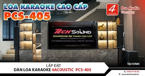LẮP ĐẶT DÀN LOA COLUMN 4ACOUSTIC PCS-405 | VINH – NGHỆ AN