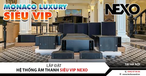 LẮP ĐẶT HỆ THỐNG ÂM THANH NEXO & Amplifier LEA SIÊU VIP | Monaco Coffee | HÀ NỘI