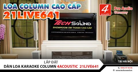 LẮP ĐẶT DÀN LOA 4ACOUSTIC 21LIVE641 WHITE | BA VÌ - HÀ NỘI