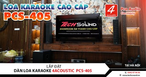 LẮP ĐẶT DÀN LOA COLUMN 4ACOUSTIC PCS-405 | HOÀI ĐỨC - HÀ NỘI