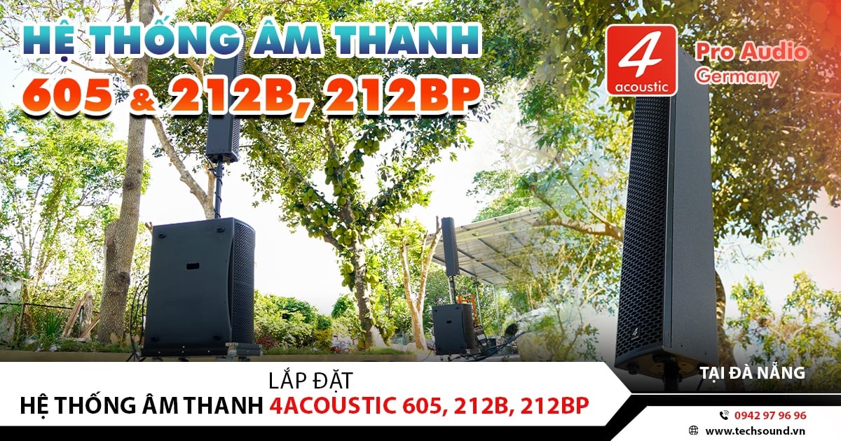 LẮP ĐẶT DÀN LOA 4ACOUSTIC PCS-605 & SUB ACTIVE LIVE-212B | BÀ NÀ HILLS - ĐÀ NẴNG