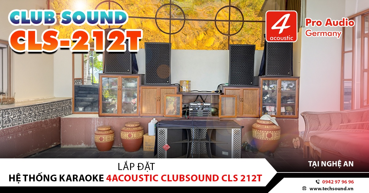 LẮP ĐẶT HỆ THỐNG ÂM THANH GIA ĐÌNH SIÊU VIP 4ACOUSTIC | NGHỆ AN