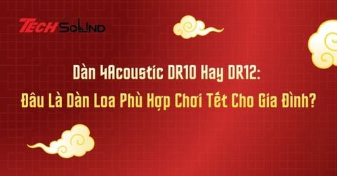 Dàn 4Acoustic DR10 Hay DR12: Đâu Là Dàn Loa Phù Hợp Chơi Tết Cho Gia Đình?