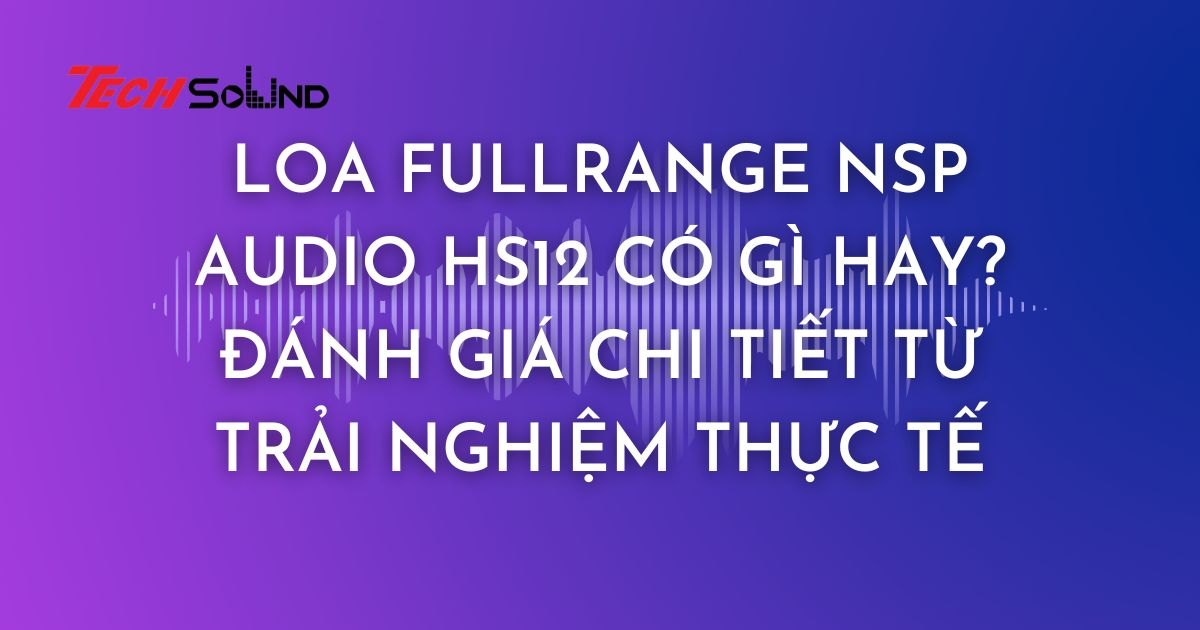 Loa Fullrange NSP Audio HS12 Có Gì Hay? Đánh Giá Chi Tiết Từ Trải Nghiệm Thực Tế