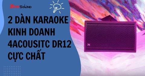 2 dàn karaoke kinh doanh 4Acousitc DR12 cực chất