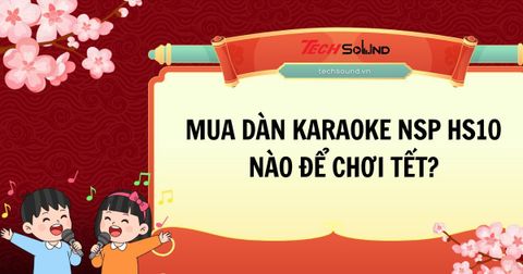 Nên mua dàn karaoke NSP HS10 nào để chơi Tết?