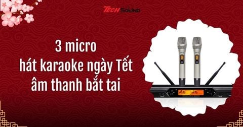 Top3 micro hát karaoke ngày Tết âm thanh bắt tai, giá hợp lý