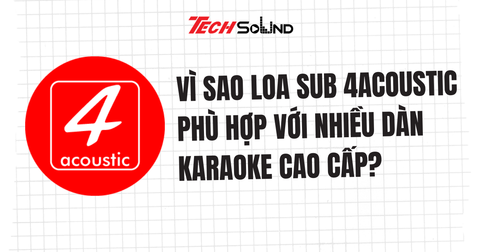 Vì Sao Loa Sub 4Acoustic Phù Hợp Với Nhiều Dàn Karaoke Cao Cấp?