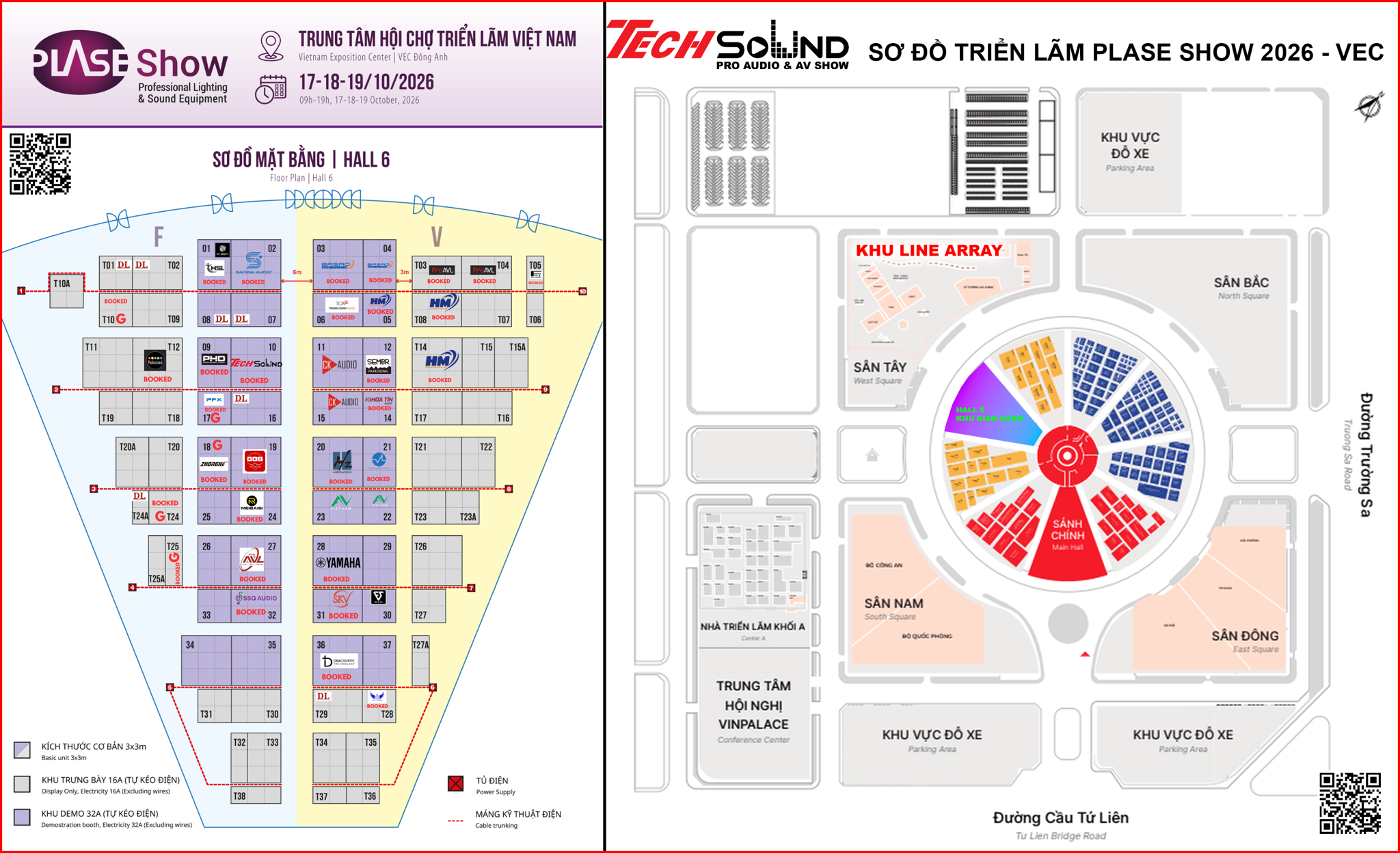 Sơ đồ triển lãm Plase Show 2026 tại VEC Đông Anh - Cập nhật liên tục