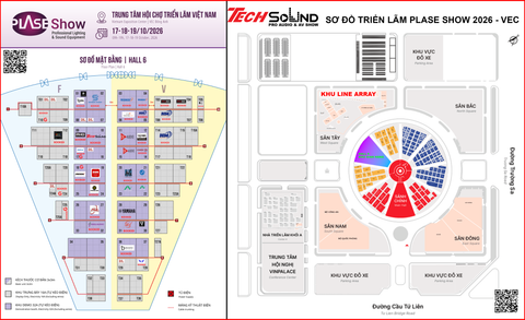 Sơ đồ triển lãm Plase Show 2026 tại VEC Đông Anh - Cập nhật liên tục