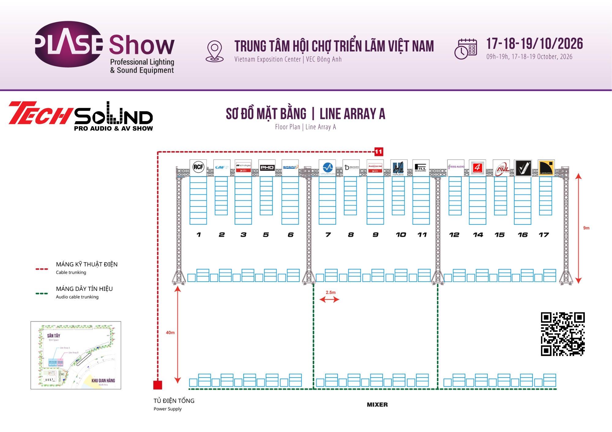 UPDATE Sơ đồ triển lãm Plase Show 2026 tại VEC Đông Anh - Cập nhật liên tục