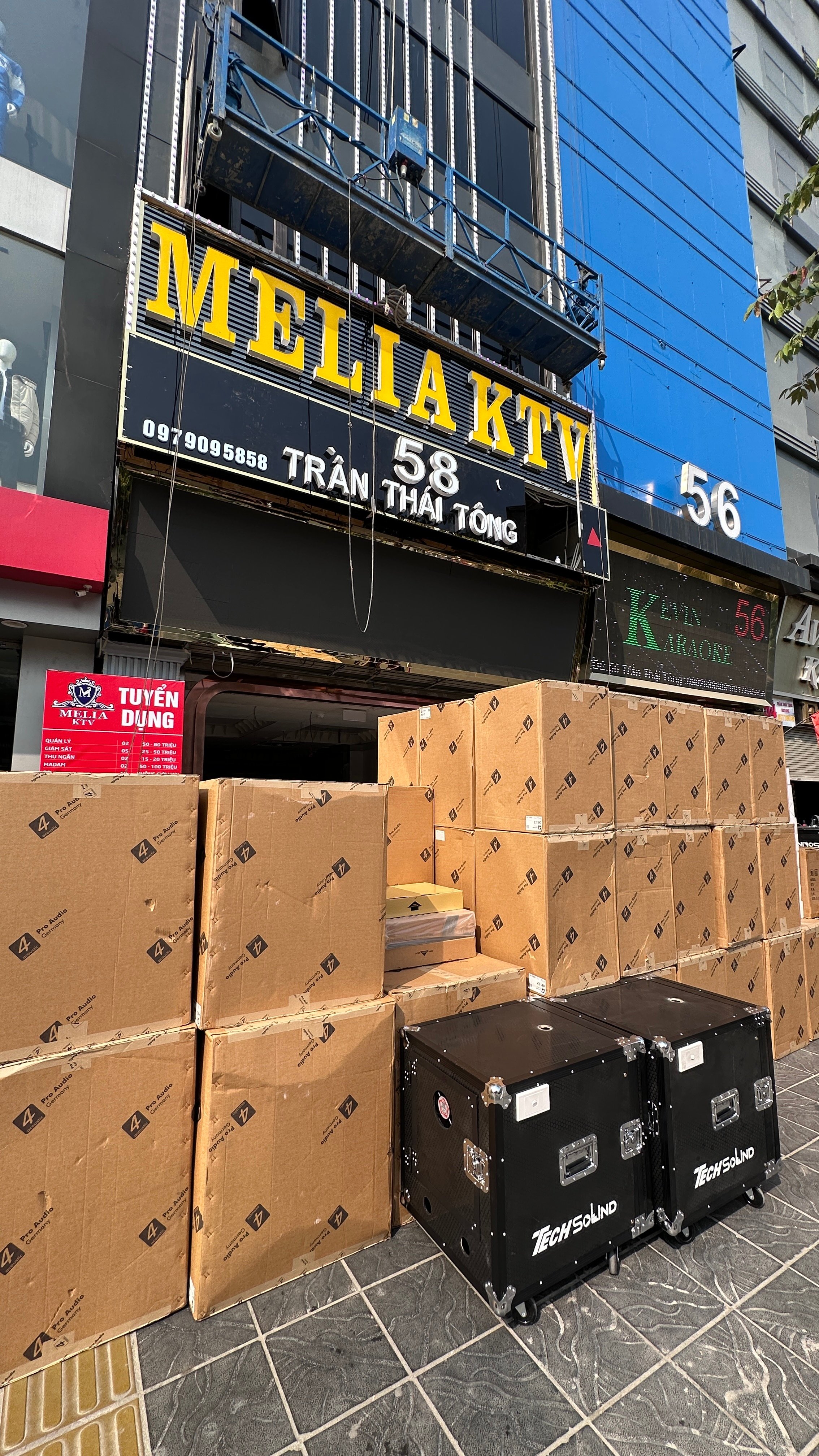 LẮP ĐẶT ÂM THANH QUÁN KARAOKE MELIA KTV TẠI HÀ NỘI | 4ACOUSTIC DR12