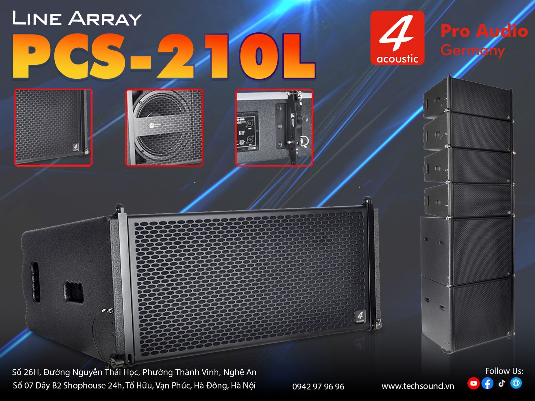Có nên dùng amplifier LEA Professional cho line array 4Acoustic không 5