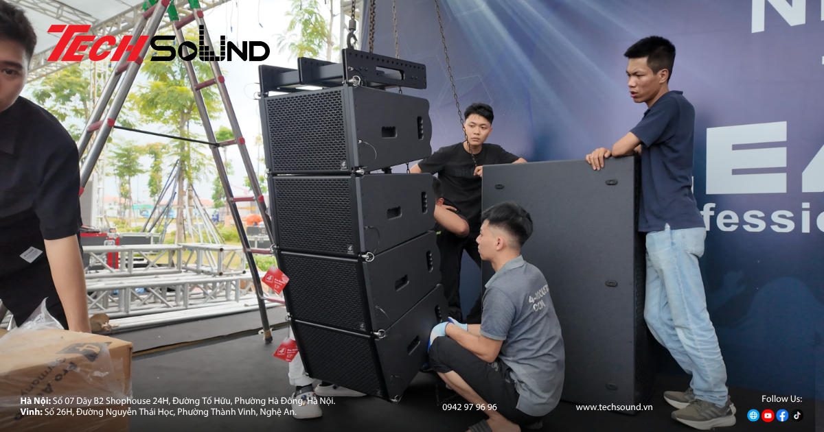 Một Tuần Nữa Khu Demo Line Array Sẽ Chính Thức Sáng Đèn Tại PLASE Show