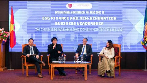 Trường Đại học Kinh tế – ĐHQG Hà Nội thúc đẩy đối thoại ESG: Từ chuẩn mực tài chính đến năng lực lãnh đạo doanh nghiệp thế hệ mới